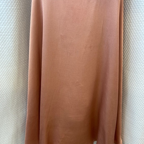 Revolve Backless Cut Out Rose Gold Pink Summer Dress - Picture 5 of 9
